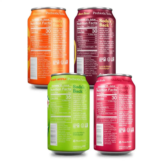 Poppi Prebiotic Soda, Fall for Flavor, 12 Oz, 12 Pack
